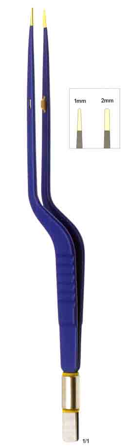 BİPOLAR BAYONET FORSEPS 1.0MM 19.5CM